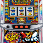【送料込・不要機付・5号機】クランキーセレブレーション ミズホ』 クランキークレスト 【コイン不要機セット】 中古